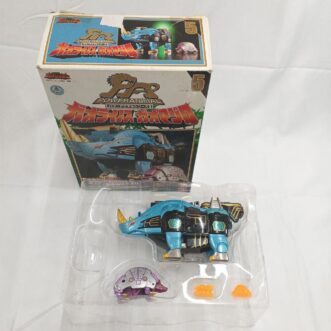 EXC+5 BANDAI Gaorhinos, Gaomajiro Rhino Zord, Armadillo Zord Action Figures, Box EXC+5 BANDAI Gaorhinos、Gaomajiro Rhino Zord、犰狳 Zord 動作玩偶,盒裝