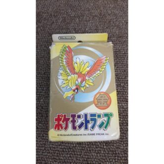 EXC+4 Nintendo Pokemon Gold Playing Cards standard deck of 54, Box ไพ่โปเกมอนโกลด์ EXC+4 ของ Nintendo สำรับมาตรฐาน 54 ใบ กล่อง