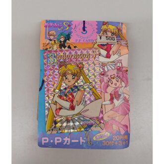 Cartões Amada Sailor Moon S P.P. fechados, pacote com 34 Unopened Amada Sailor Moon S P.P. Cards, 34-Pack