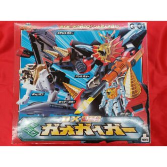 Quase perfeito Takara King of Braves GaoGaiGar G-01, caixa, manual NEAR MINT Takara King of Braves GaoGaiGar G-01, Box, Manual