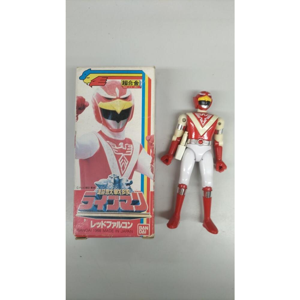PROMOTION. BANDAI Choujuu Sentai Liveman Red Falcon Power Rangers, Box Made in 1988 BANDAI 반다이 초수전대 라이브맨 레드 팔콘 파워레인저 상자 1988년산