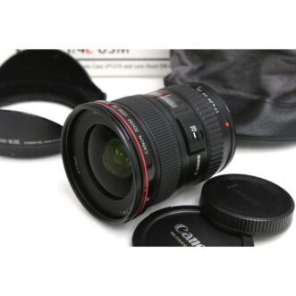NEAR MINT Canon EF 17-40mm f/4L USM, Box, Front Cap, Rear Cap, Hood, Manual Disk Canon EF 17-40mm f/4L USM QUASE PERFEITA, Caixa, Tampa Frontal, Tampa Traseira, Para-sol, Disco Manual
