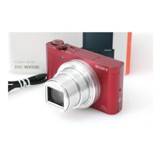 EXC+5 Sony Cyber Shot DSC-WX500 Digital Camera (R) Red, Box, Manual Câmera digital Sony Cyber Shot DSC-WX500 EXC+5 (R) vermelha, caixa, manual