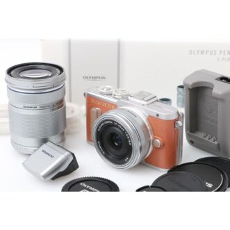 NEAR MINT Olympus PEN E-PL8, 14-42mm, 40-150mm, Box, Manual, Charger etc Caneta Olympus E-PL8 QUASE PERFEITA, 14-42 mm, 40-150 mm, caixa, manual, carregador etc.