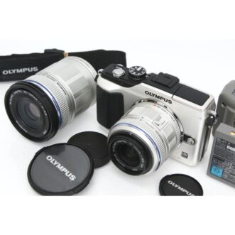 NEAR MINT OLYMPUS PEN Lite E-PL2, 14-42mm, 40-150mm, Strap, Charger etc สภาพใหม่มาก OLYMPUS PEN Lite E-PL2, 14-42mm, 40-150mm, สายคล้อง, ที่ชาร์จ ฯลฯ