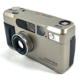 EXC+5 CONTAX T2 Titanium Silver 35mm Film Point and Shoot Camera EXC+5 CONTAX T2 티타늄 실버 35mm 필름 포인트 앤 슛 카메라