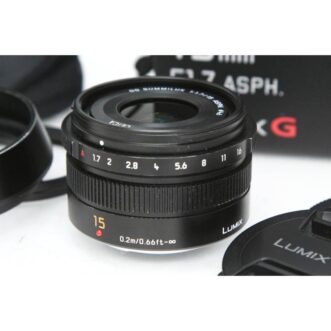 EXC+5 Panasonic LEICA DG SUMMILUX 15mm/F1.7 ASPH., Box, Manual atbp EXC+5 Panasonic LEICA DG SUMMILUX 15mm/F1.7 ASPH., Box, Manual etc