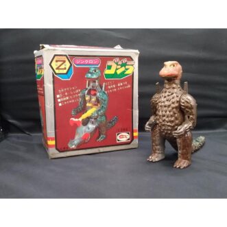 PROMOTION. RARE EXC+5 Bullmark Godzilla Bullpet Gokin Z Action Figure, Box from Japan 희귀 EXC+5 불마크 고질라 불펫 합금 Z 액션 피규어, 상자 Bullmark