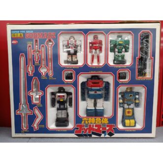 EXC+5 Popy GB-88 Godmarz Chogokin Figura de Ação, Caixa EXC+5 Popy GB-88 Godmarz Chogokin Action Figure, Box
