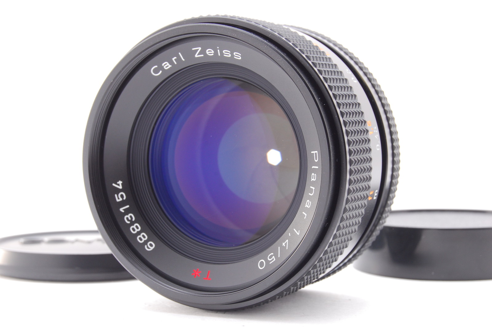 PROMOTION.OPTICS MINT Contax Carl Zeiss Planar T* 50mm f/1.4 Lens MMJ W/ Caps from Japan
