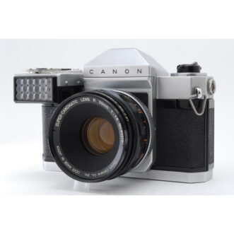 NEAR MINT Canon Canonflex RP SUPER CANOMATIC R 50mm f/1.8 Light Meter WORKS Canon Canonflex RP com lente Super Canomatic R 50mm f/1.8 — Estado de conservação excelente (quase nova) — Fotômetro funcional