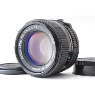 PROMOTION. MINT Canon NEW FD 50mm f/1.4, Front Cap, Rear Cap from Japan 完好佳能全新 FD 50mm f/1.4，前蓋，後蓋來自日本