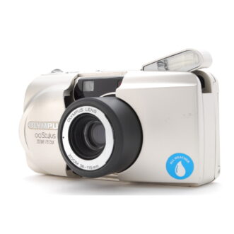Olympus Stylus ZOOM 115 DLX 35mm Film Point and Shoot Camera Olympus Stylus ZOOM 115 DLX 35mm na Kamerang Pang-Point and Shoot ng Pelikula