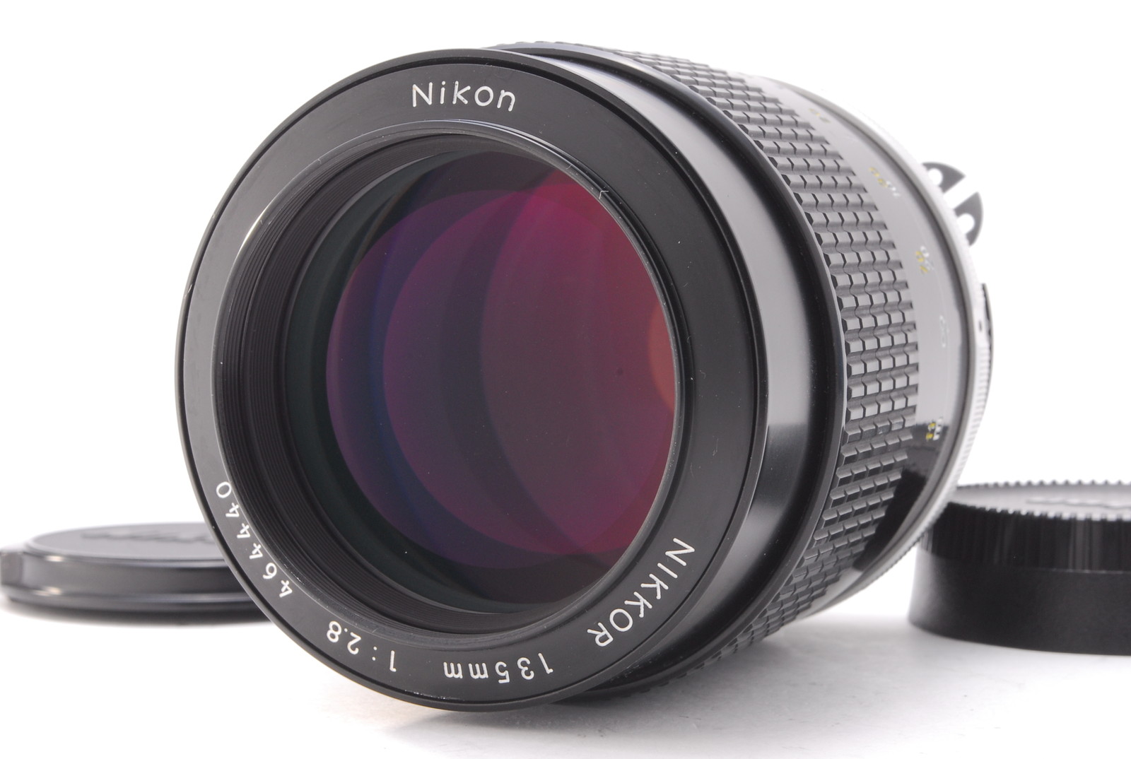 PROMOTION.NEAR MINT Nikon NIKKOR Ai 135mm f/2.8 MF Lens, Front Cap, Rear Cap from Japan