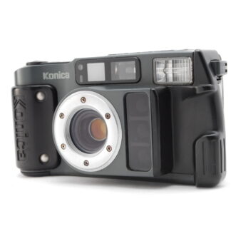 NEAR MINT Konica Genba Kantoku DD 35mm Film Point and Shoot Camera from Japan กล้อง Konica Genba Kantoku DD ฟิล์ม 35 มม. ขนาดกะทัดรัดจากญี่ปุ่น