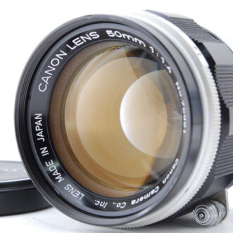 PROMOTION. EXC+5 Canon CANON LENS 50mm f/1.4 LTM L39, Front Cap, Rear Cap from Japan EXC+5 Canon CANON LENS 50mm f/1.4 LTM L39 ฝาปิดหน้า ฝาปิดหลัง จากญี่ปุ่น