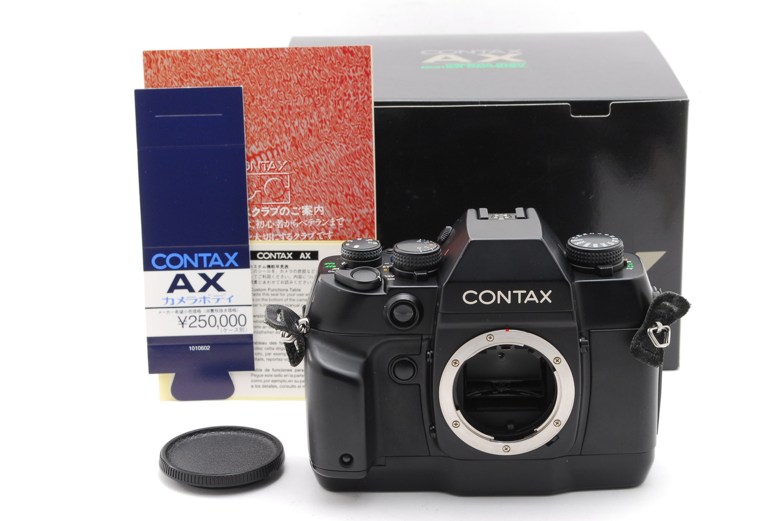 PROMOTION.😊 NEAR MINT Contax AX 35mm SLR Film Camera Body Only, Box from Japan
