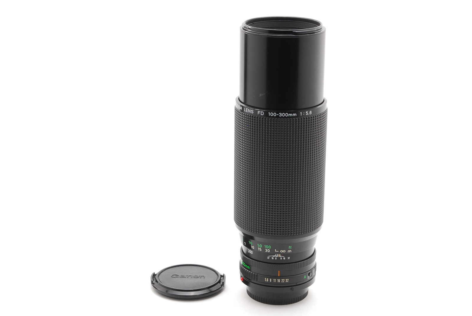 PROMOTION. EXC++++ Canon New FD NFD 100-300mm f/5.6 Manual Lens, Front Cap, Rear Cap from Japan