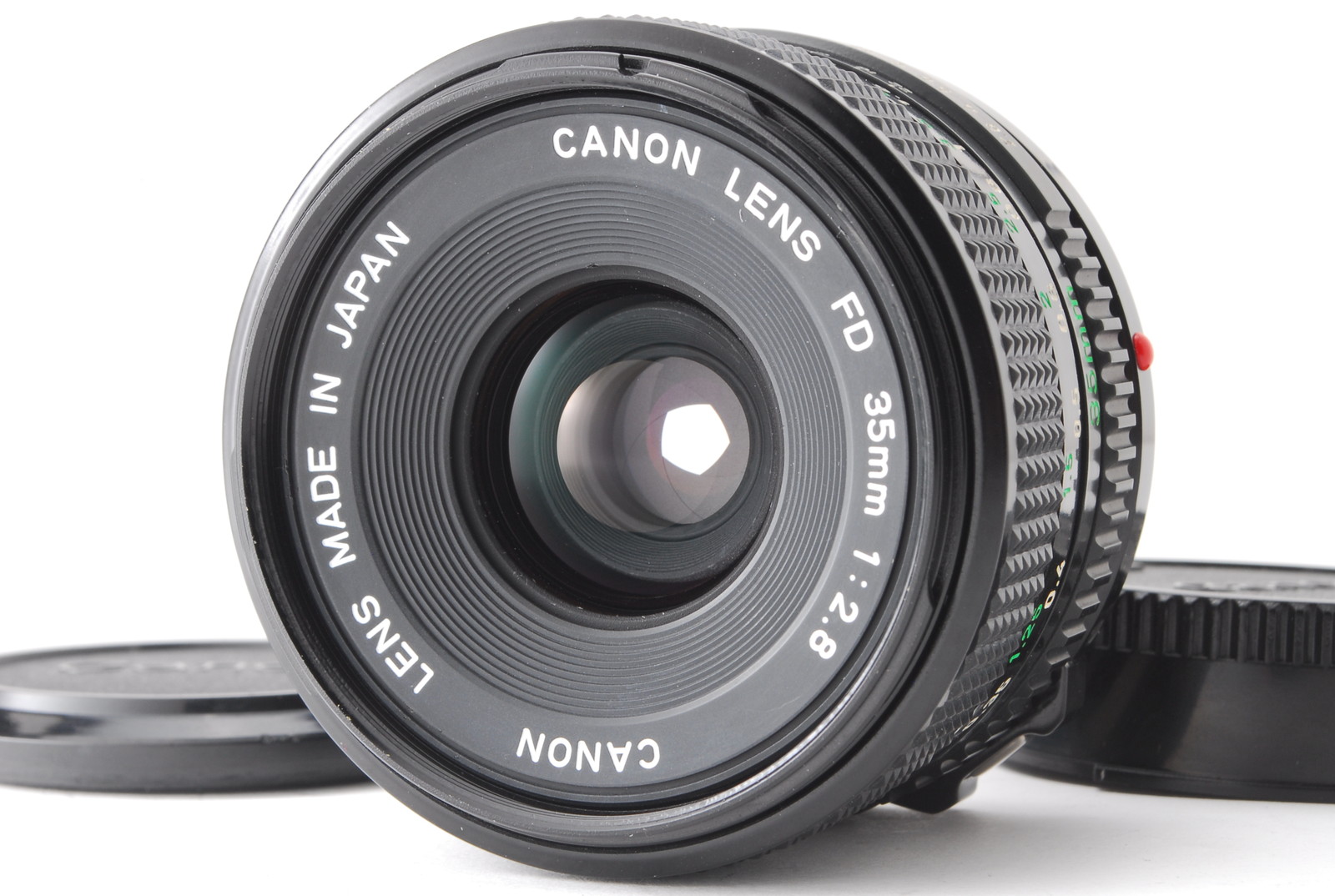 PROMOTION. EXC+++++ Canon New FD NFD 35mm f/2.8, Front Cap, Rear Cap from Japan