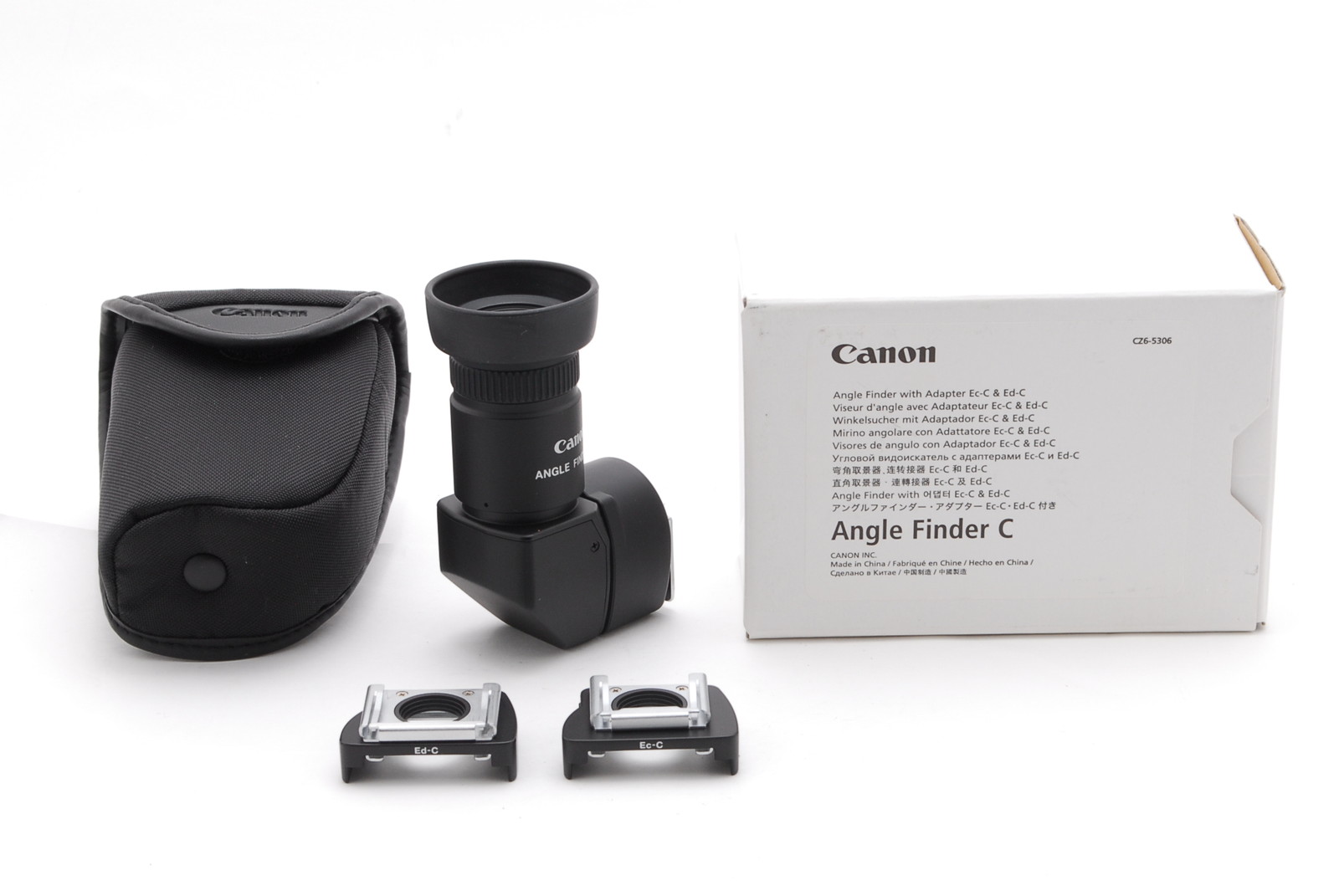 PROMOTION. MINT Canon Angle Finder C 1.25X 2.5X, Ec-C, Ed-C Adapter, Box, Case from Japan 完好佳能测角仪 C 1.25X 2.5X，Ec-C，Ed-C 适配器，盒子，日本保护壳
