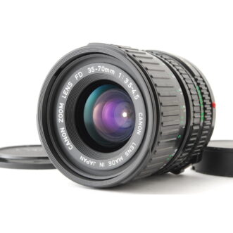EXC+5 Canon New FD NFD ZOOM FD 35-70mm f/3.5-4.5, Front Cap, Rear Cap from Japan