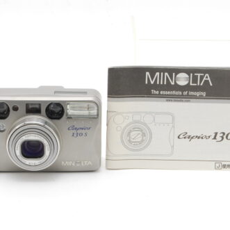 MINT Minolta Capios 130s 35mm Film Point and Shoot Camera, Manual from Japan MINT Minolta Capios 130s 35mm Film Point at Shoot Camera, Manual mula sa Japan