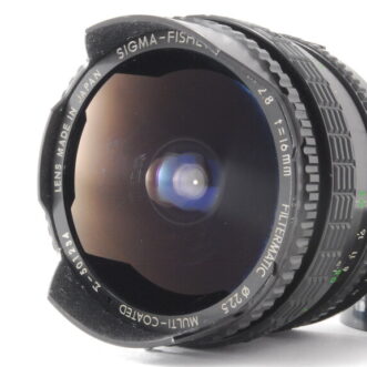 PROMOTION. EXC+5 Sigma FISHEYE 16mm f/2.8 FILTERMATIC for Nikon F Mount, Rear Cap EXC+5 Sigma FISHEYE 16mm f/2.8 FILTERMATIC สำหรับเมาท์ Nikon F, ฝาปิดด้านหลัง