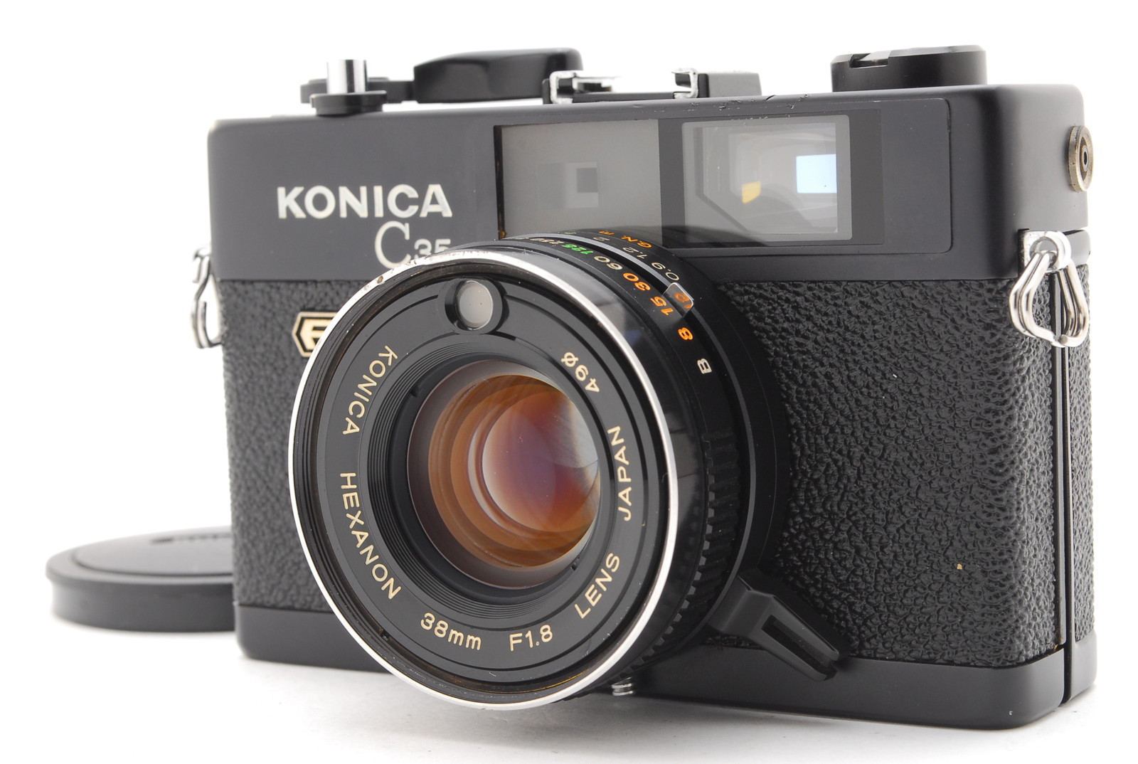 PROMOTION.EXC++++ Konica C35 FD Black Body 35mm Film Range Finder RF from Japan