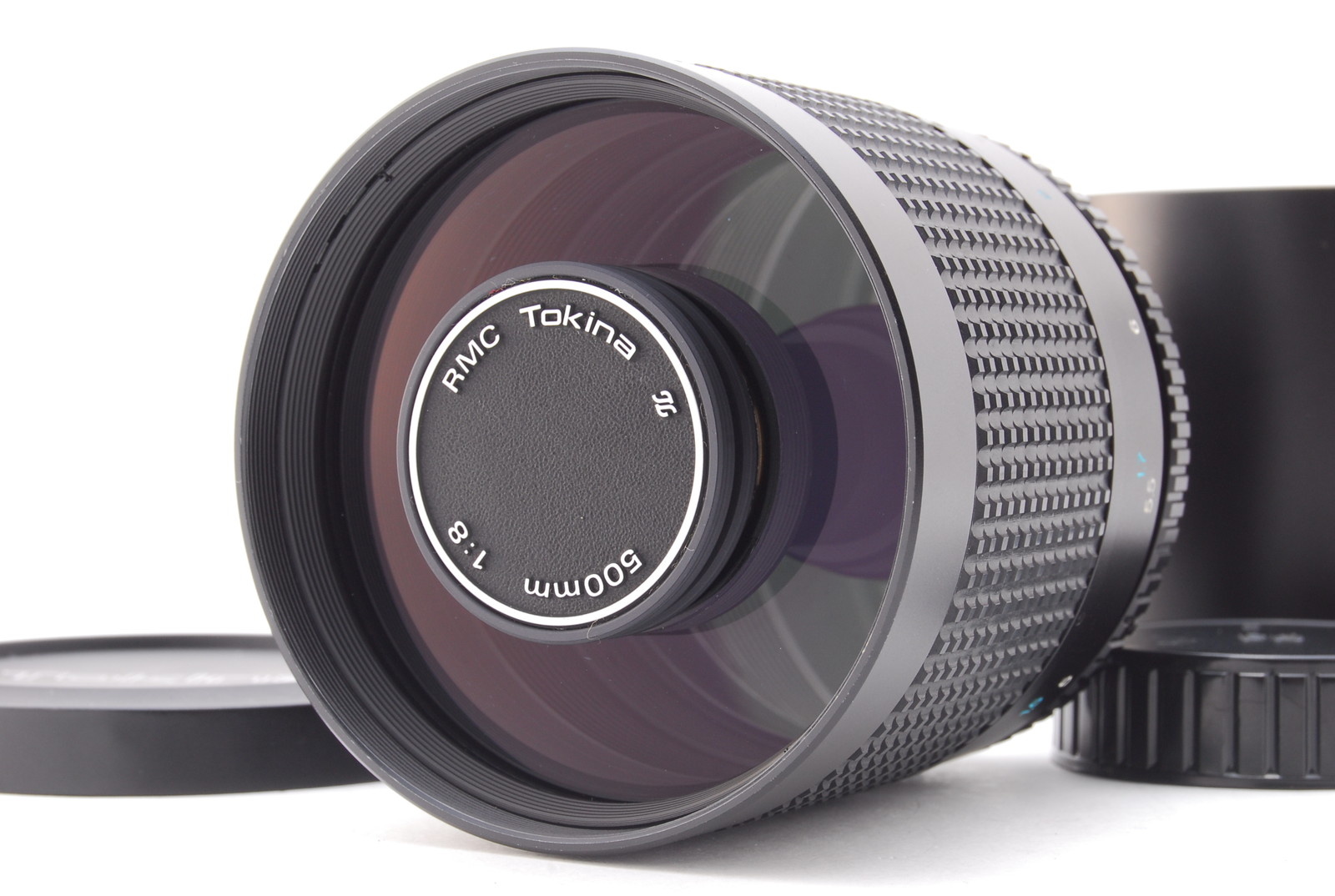 PROMOTION.MINT Tokina 500mm f/8 Mirror Reflex Lens for Pentax K, Hood, Caps from Japan