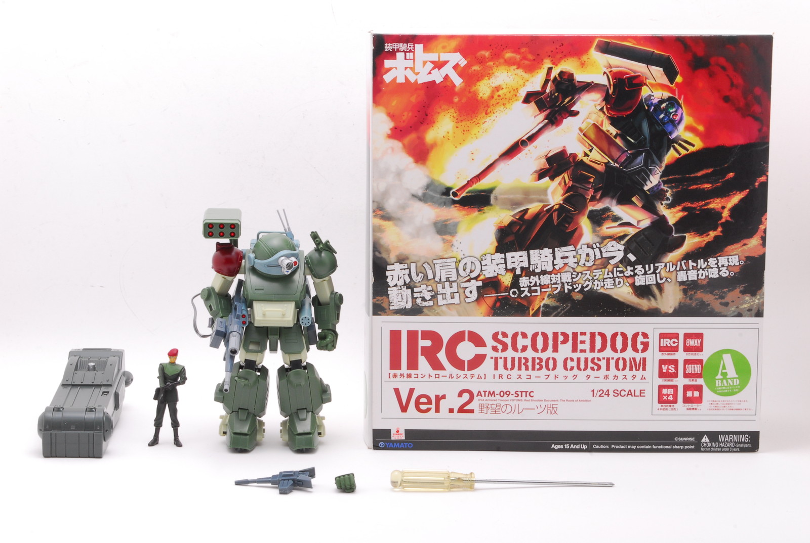 PROMOTION.😊 TOP MINT YAMATO Armored Trooper Votoms IRC Scopedog 1/24 Ver2 from Japan