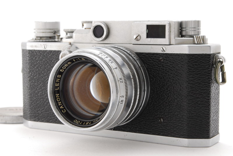PROMOTION. NEAR MINT Canon IID2 Rangefinder, CANON LENS 50mm f/1.8 L39 LTM, Front Cap from Japan