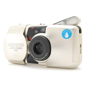 NEAR MINT Olympus mju ZOOM 70 DELUXE 35mm Film Point and Shoot Camera MALAPIT sa MINT Olympus mju ZOOM 70 DELUXE 35mm Film Point at Shoot Camera