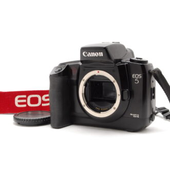 PROMOTION. EXC+5 Canon EOS 5 QD A2 35mm Film SLR Camera, Body Cap, Strap from Japan EXC+5 佳能 EOS 5 QD A2 35 毫米胶片单反相机、机身盖、背带，日本制造