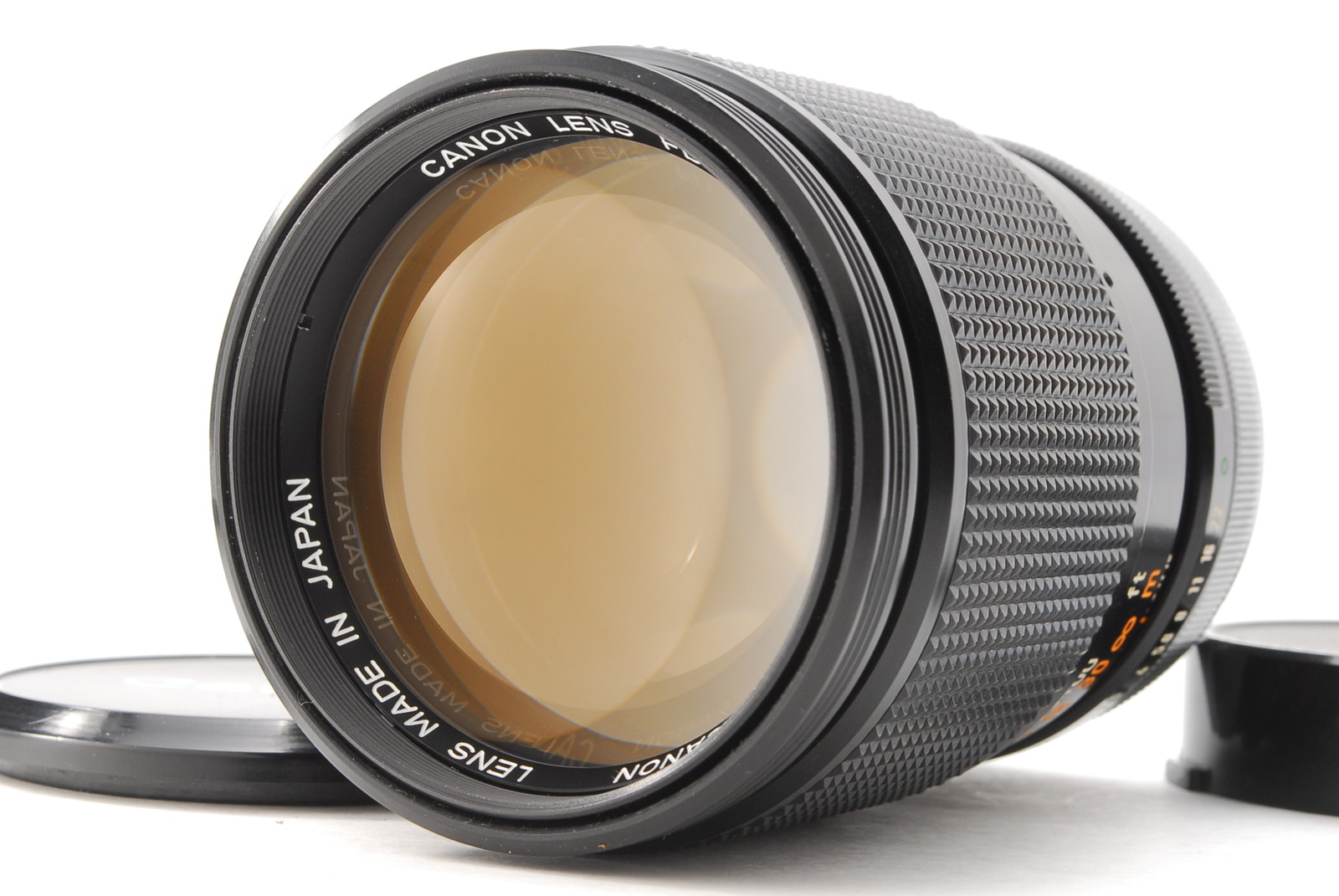 PROMOTION. MINT Canon FD 135mm f/2.5 MF Manual Focus Lens, Front Cap, Rear Cap from Japan