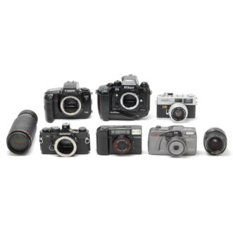 For Parts Nikon F4, MB-21, MF-23, Canon EOS5, AutoBoy2, ZOOM FD 100-300mm f/5.6L สำหรับเป็นอะไหล่: Nikon F4, MB-21, MF-23, Canon EOS5, AutoBoy2, ZOOM FD 100-300mm f/5.6L