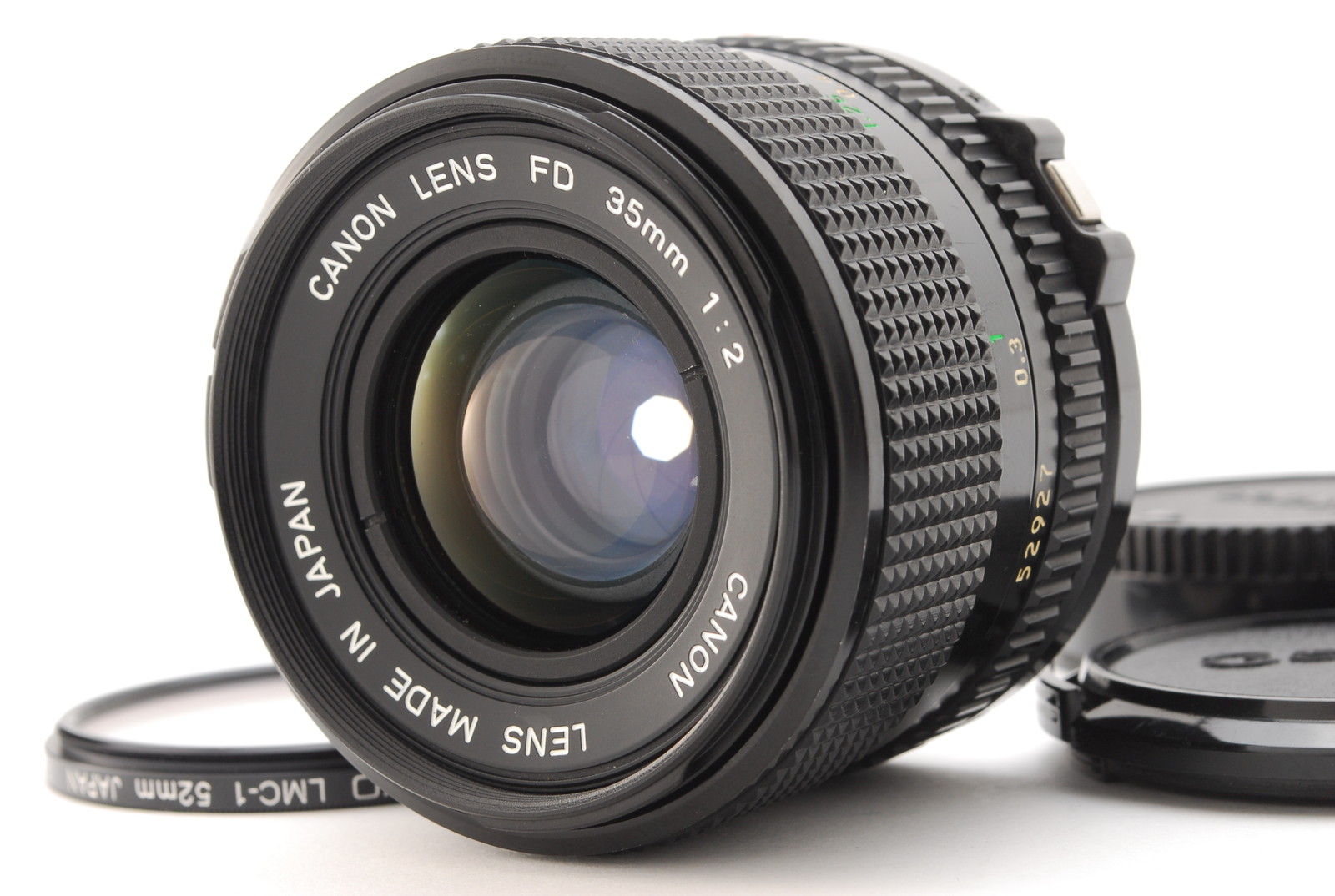 PROMOTION.EXC+++++ Canon LENS NEW FD 35mm f/2, Front Cap, Rear Cap, Lens Filter from Japan
