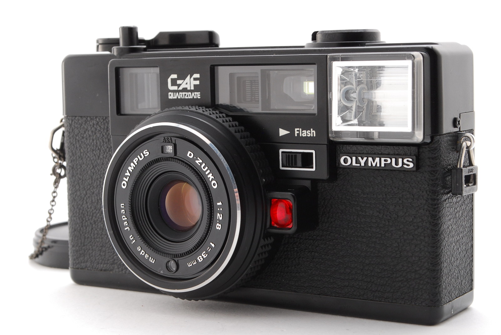 PROMOTION. EXC+++++ Olympus C-AF QUARTZ DATE 35mm Film Point and Shoot Camera, Front Cap from Japan