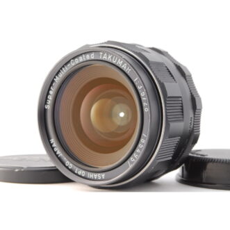 NEAR MINT PENTAX Super Multi Coated TAKUMAR 28mm f/3.5 M42 Mount, Front Cap, Rear Cap NEAR MINT PENTAX Super Multi Coated TAKUMAR 28mm f/3.5 M42 Mount, Harap na Takip, Likod na Takip