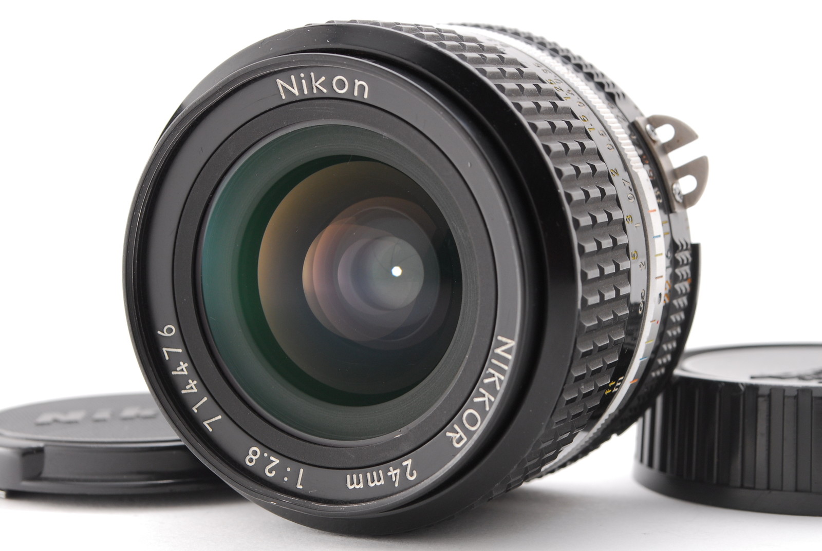 PROMOTION.EXC+++++ Nikon NIKKOR 24mm f/2.8 Ai-S Ais, Front Cap, Rear Cap from Japan