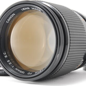PROMOTION. EXC+4 Canon FD 135mm f/2.5 S.C. SC, Lens Filter, Front Cap, Rear Cap from Japan EXC+4 佳能 FD 135mm f/2.5 S.C. SC，鏡頭濾鏡，前蓋，後蓋 日本產