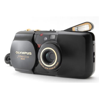 PROMOTION. NEAR MINT Olympus mju ZOOM DELUXE Black Body 35mm Film Camera from Japan NEAR MINT กล้องฟิล์ม Olympus mju ZOOM DELUXE Black Body 35mm จากประเทศญี่ปุ่น