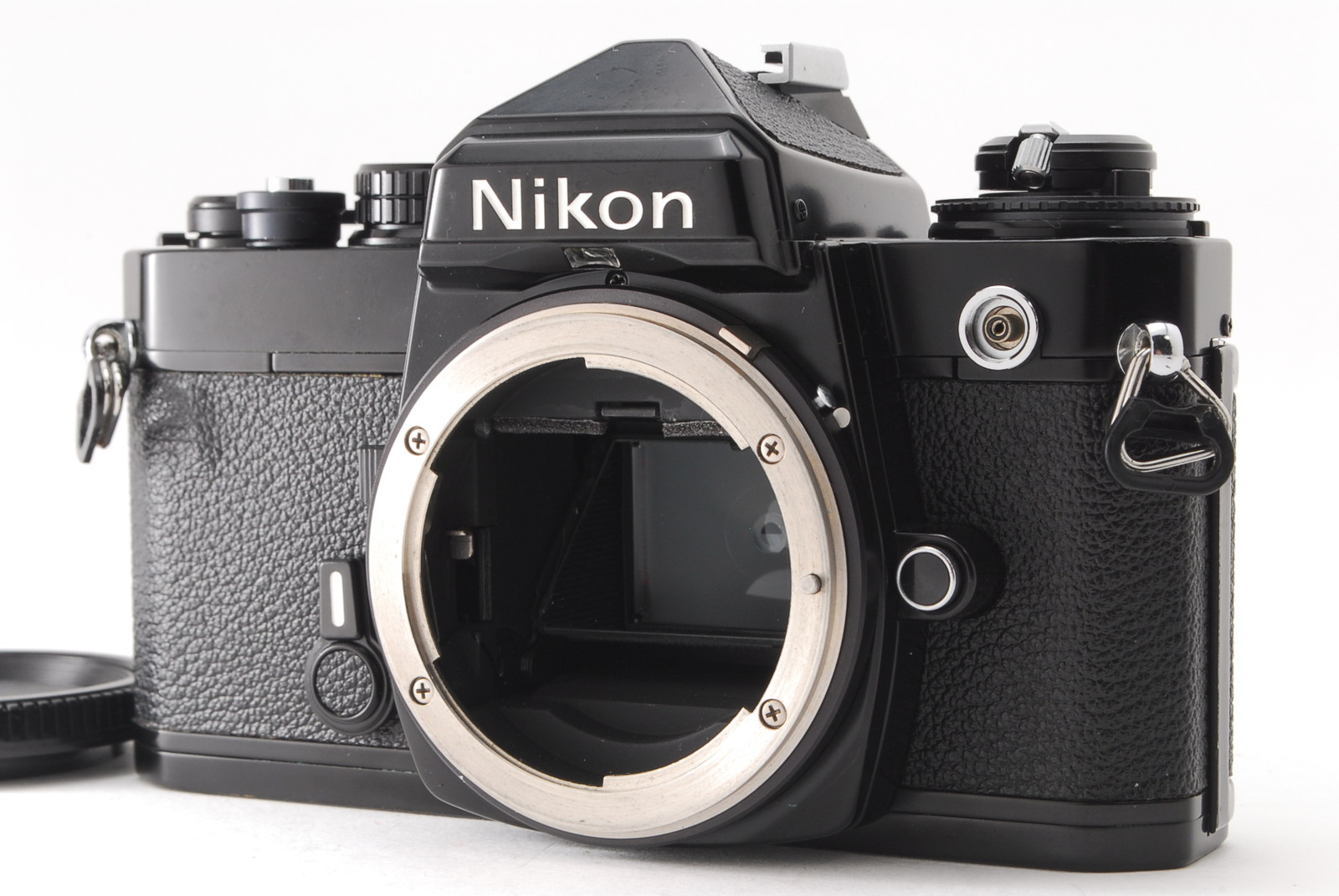 PROMOTION. EXC+++++ Nikon FE Black Body, Body Cap 35mm Film Camera SLR from Japan