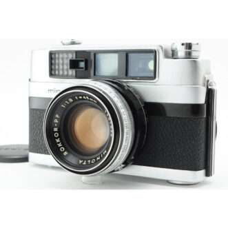 PROMOTION. NEAR MINT Minolta V3 35mm Film Rangefinder Camera, Front Cap Light Meter WORKS 稀有近全新美能達 V3 35 毫米膠卷測距儀相機，前蓋測光錶可正常運作