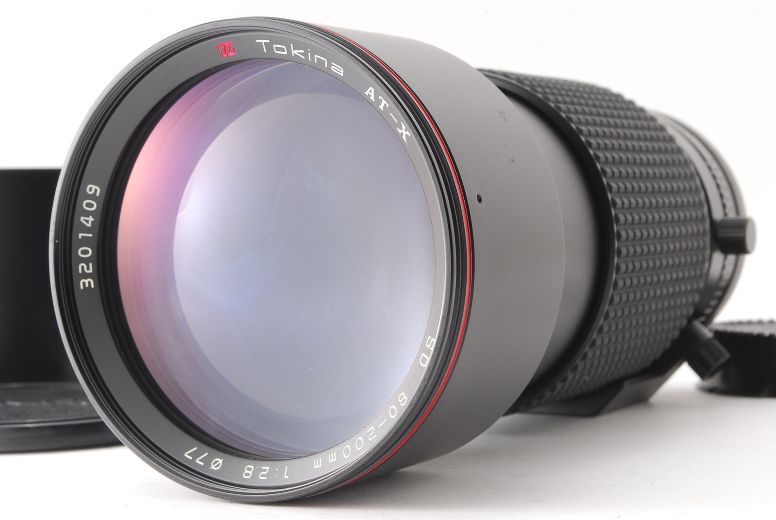 PROMOTION. EXC++++ Tokina AT-X SD 80-200mm f/2.8 for Canon FD, Hood, Front Cap, Rear Cap from Japan