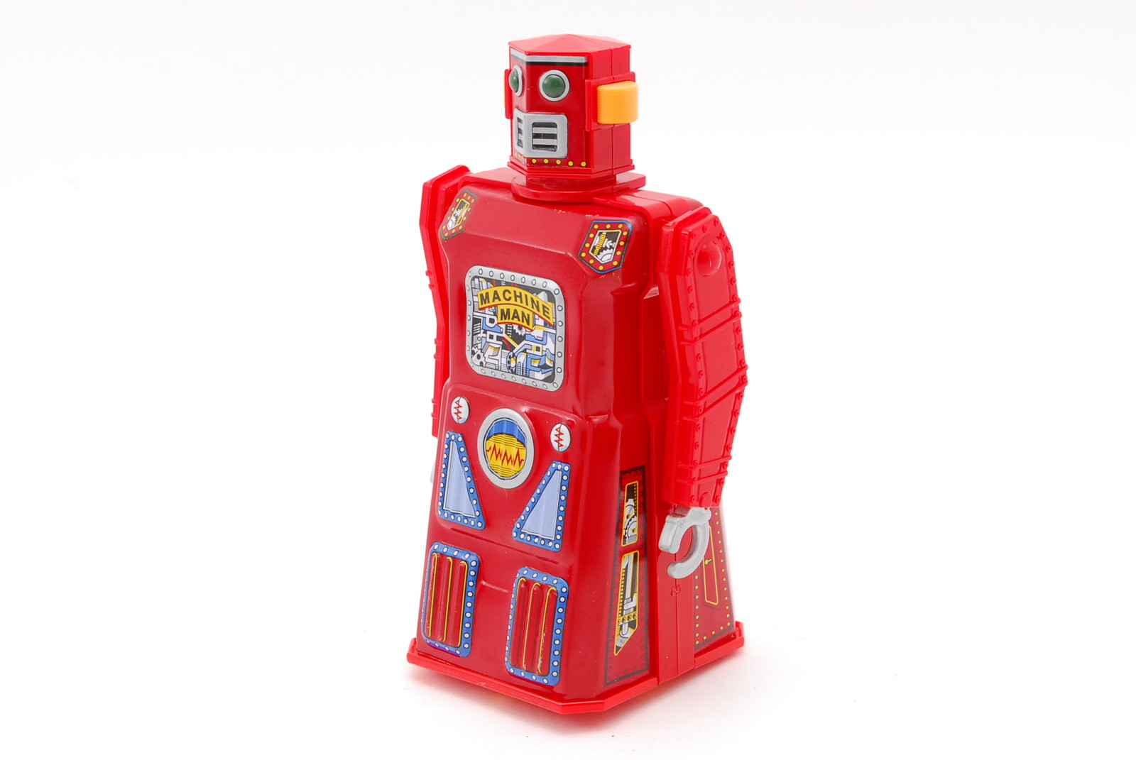 PROMOTION.  MINT MASUDAYA Machine Man Tinplate Robot Toy from Japan MINT MASUDAYA 머신맨 양철판 로봇 장난감 1997년 제작