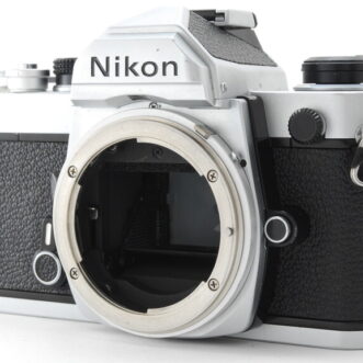 PROMOTION. NEAR MINT Nikon FM Silver Body, 35mm Film SLR Camera from Japan 近乎完好尼康 FM 銀色機身 35 毫米膠卷單眼相機來自日本