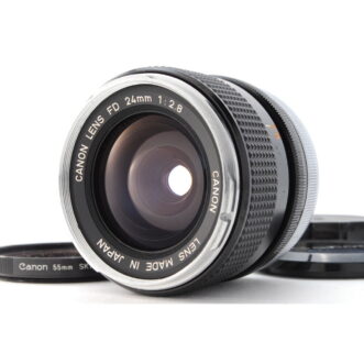EXC+5 Canon FD 24mm f/2.8 o Mark, Front Cap, Rear Cap from Japan EXC+5 Canon FD 24mm f/2.8 o Mark, 전면 캡, 후면 캡 (일본산)