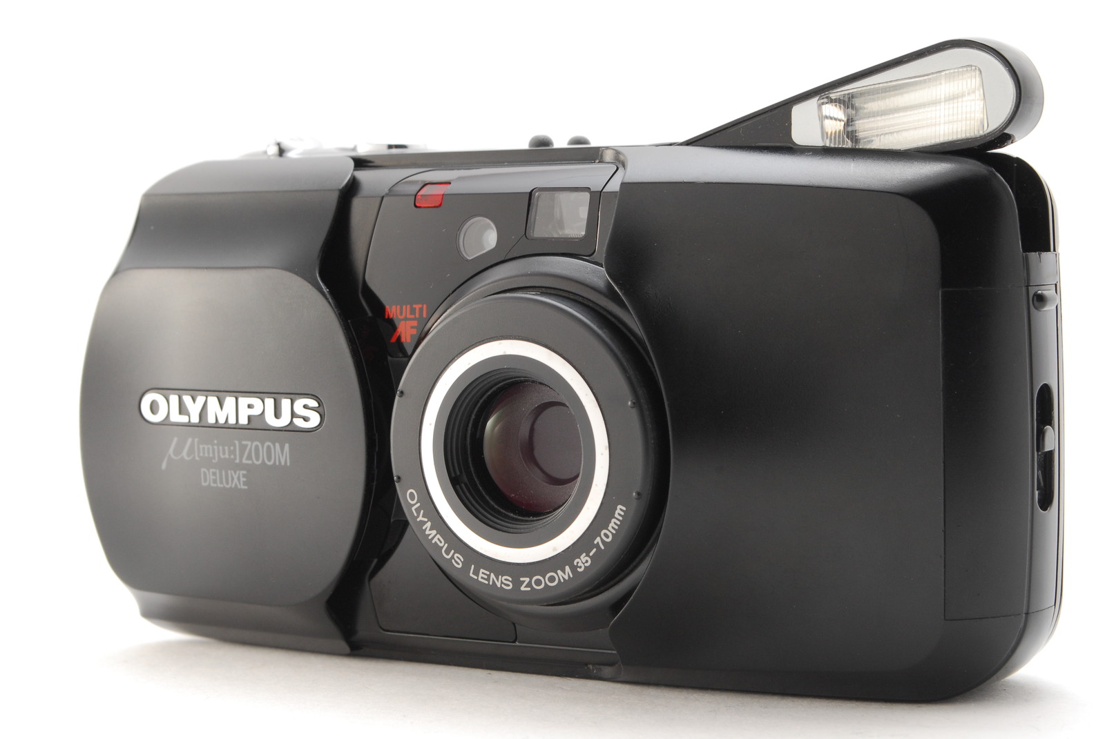 PROMOTION. NEAR MINT Olympus mju ZOOM DELUXE Black Body 35-70mm Point and Shoot Camera 近乎完好奥林巴斯 mju ZOOM DELUXE 黑色机身 35-70 毫米傻瓜相机