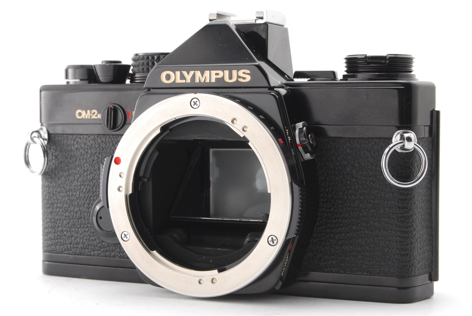 PROMOTION. NEAR MINT Olympus OM-2N 35mm Film Camera Black SLR from Japan