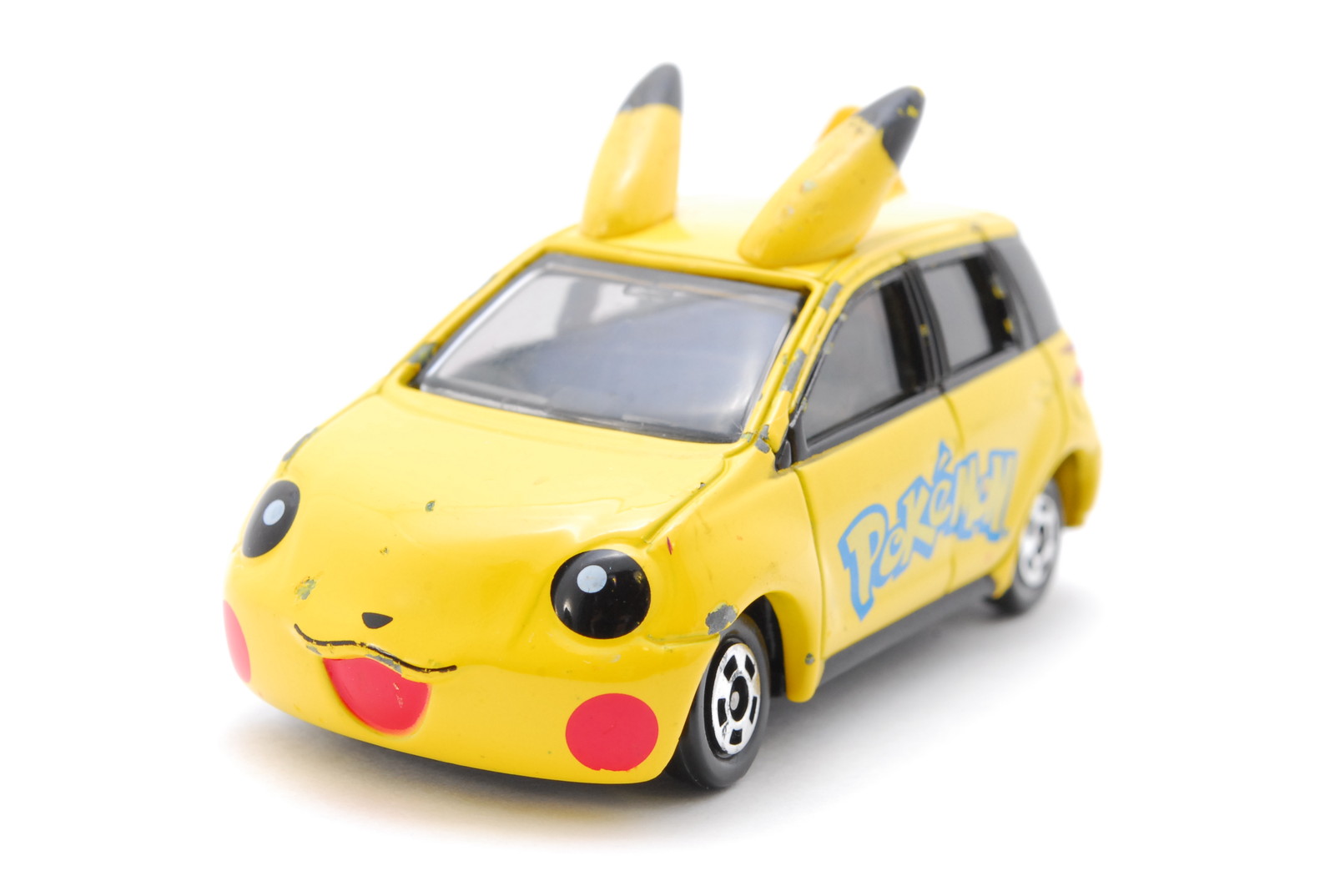 PROMOTION. EXC+++++ TOMY TOMICA PIKACHU CAR Made in 2005 Pokemon from Japan